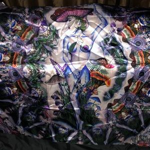 Mushroom Lady Silk Bandana